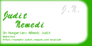 judit nemedi business card